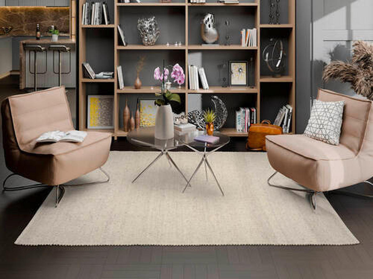 HANDWEBTEPPICH 250/350 cm Havre Naturfarben, Beige  - Beige/Naturfarben, Basics, Textil (250/350cm) - Linea Natura