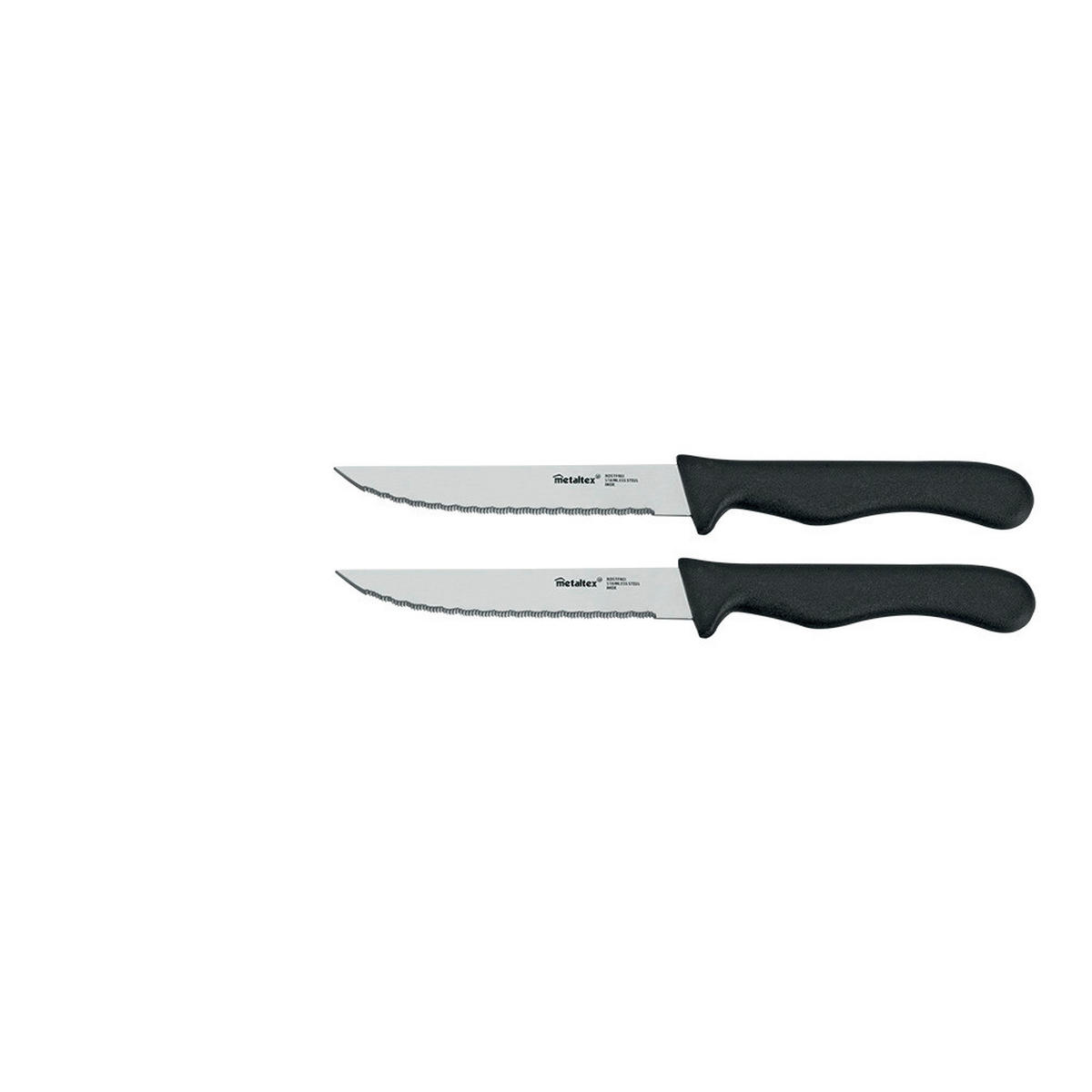 STEAKVÁGÓ KÉSKÉSZLET - műanyag/fém (6.8/25.2/1.6cm) - Metaltex