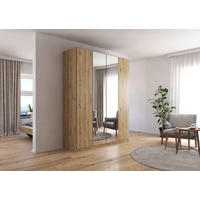 FALTTÜRENSCHRANK 181/229/54 cm 2-türig Eiche Artisan  - Eiche Artisan, Holzwerkstoff (181/229/54cm) - Rauch Möbel