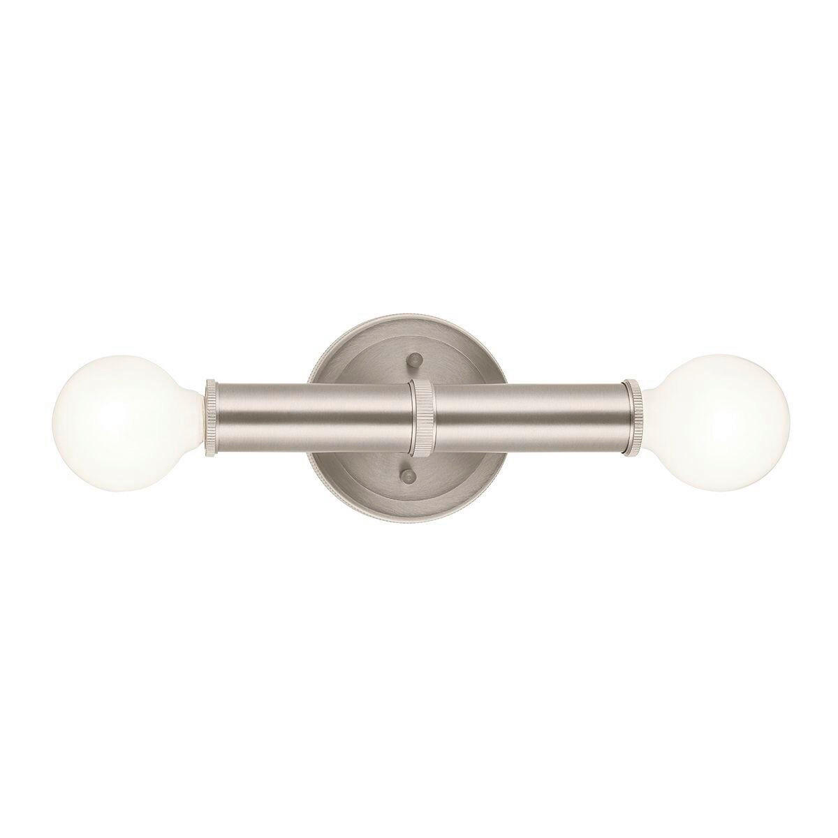 BADEZIMMER-WANDLEUCHTE Torche  42/12,7/10,2 cm  - Nickelfarben, KONVENTIONELL, Metall (42/12,7/10,2cm) - Elstead Lighting