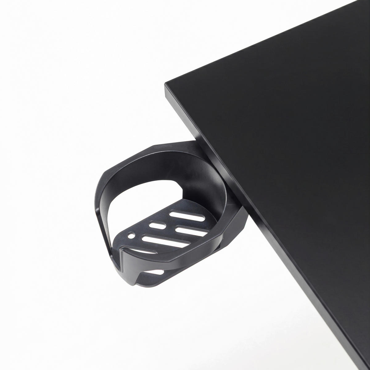 SCHREIBTISCH 72,5/48/71-110 cm Schwarz  - Schwarz, MODERN, Holzwerkstoff/Kunststoff (72,5/48/71-110cm) - MID.YOU