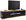 LOWBOARD Asteiche, Eiche massiv Schwarz, Eichefarben  - Eichefarben/Schwarz, Design, Holz (202/54/40cm)