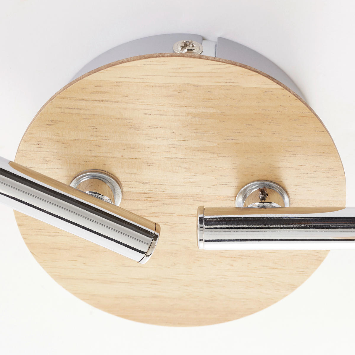 DECKENLEUCHTE    68/11,5/18 cm  - Weiss, Konventionell, Holz/Kunststoff (68/11,5/18cm) - Brilliant