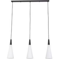 HÄNGLAMPA 111/16/150 cm  - vit/svart, Trend, metall/glas (111/16/150cm) - Novel