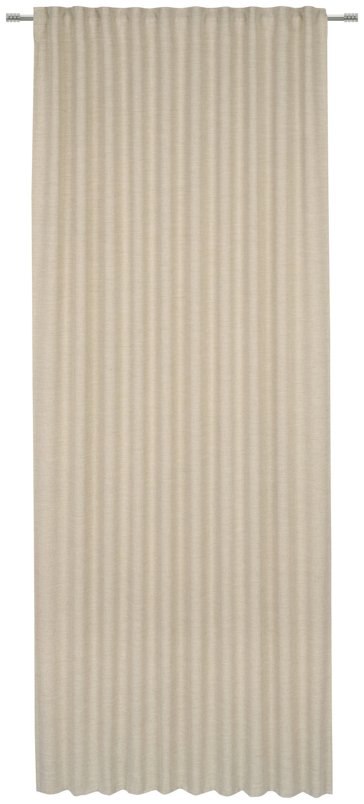 FERTIGVORHANG blickdicht  - Sandfarben, Basics, Textil (140/245cm) - Esposa