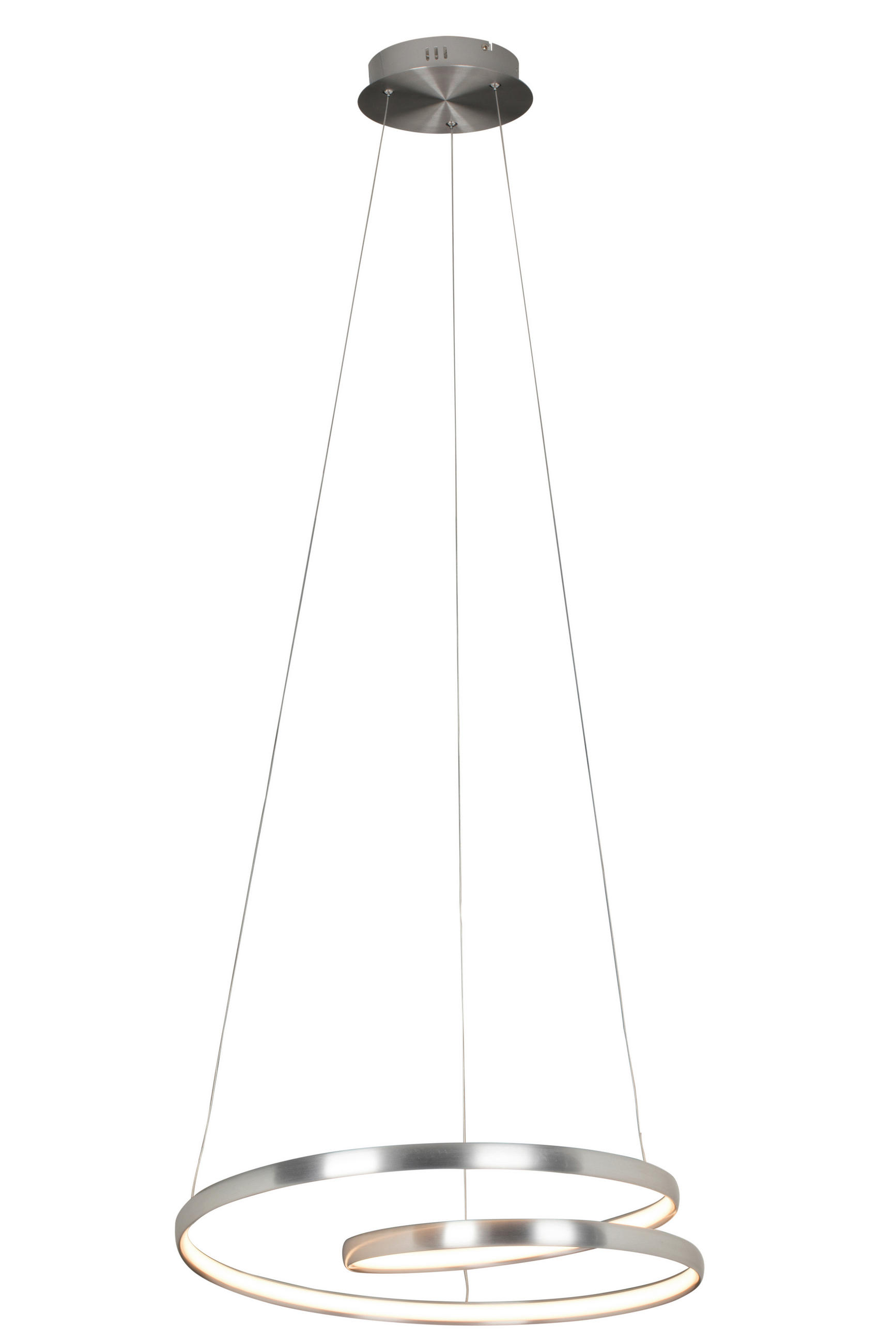 ZÁVĚSNÉ LED SVÍTIDLO, 56/150 cm  - bílá/barvy chromu, Design, plast (56/150cm) - Ambiente