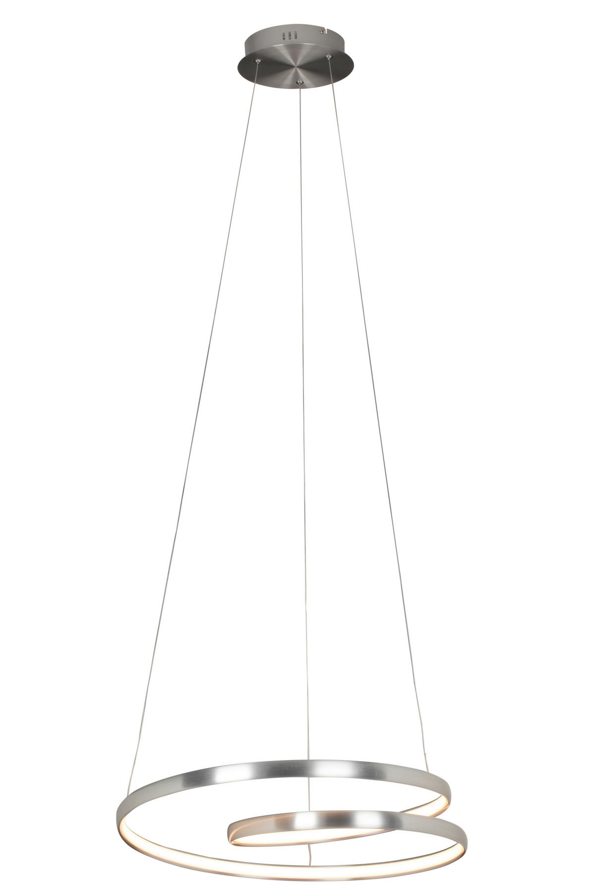 ZÁVĚSNÉ LED SVÍTIDLO, 56/150 cm  - bílá/barvy chromu, Design, plast (56/150cm) - Ambiente