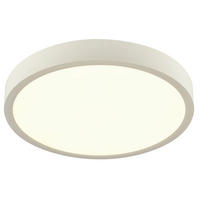STROPNÉ LED SVIETIDLO, 30/3,6 cm  - biela, Konventionell, plast (30/3,6cm) - Boxxx