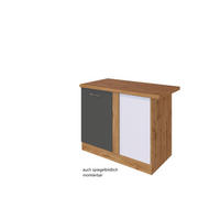 ECKUNTERSCHRANK 110/85/60 cm  - Chromfarben/Anthrazit, Modern, Holzwerkstoff/Metall (110/85/60cm) - Held