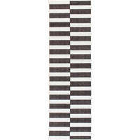 LÄUFER 80/250 cm MESIO STRIDER  - Grauweiß/Schwarz, Design, Kunststoff/Textil (80/250cm) - Lindorug