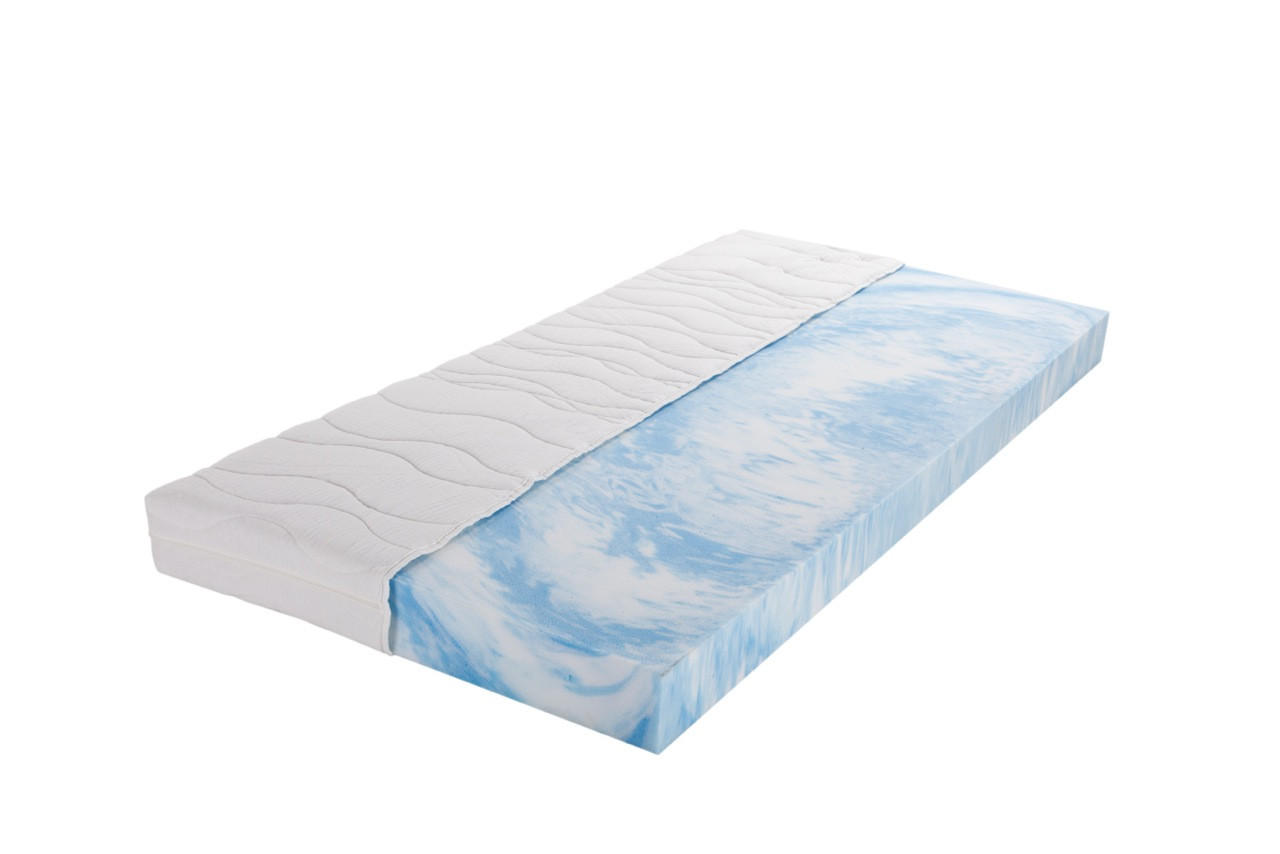 KINDERMATRATZE LLQ CLEAN JUNIOR 100/200 cm Höhe ca. 13 cm  - Weiß, KONVENTIONELL, Textil (100/200cm) - Breckle