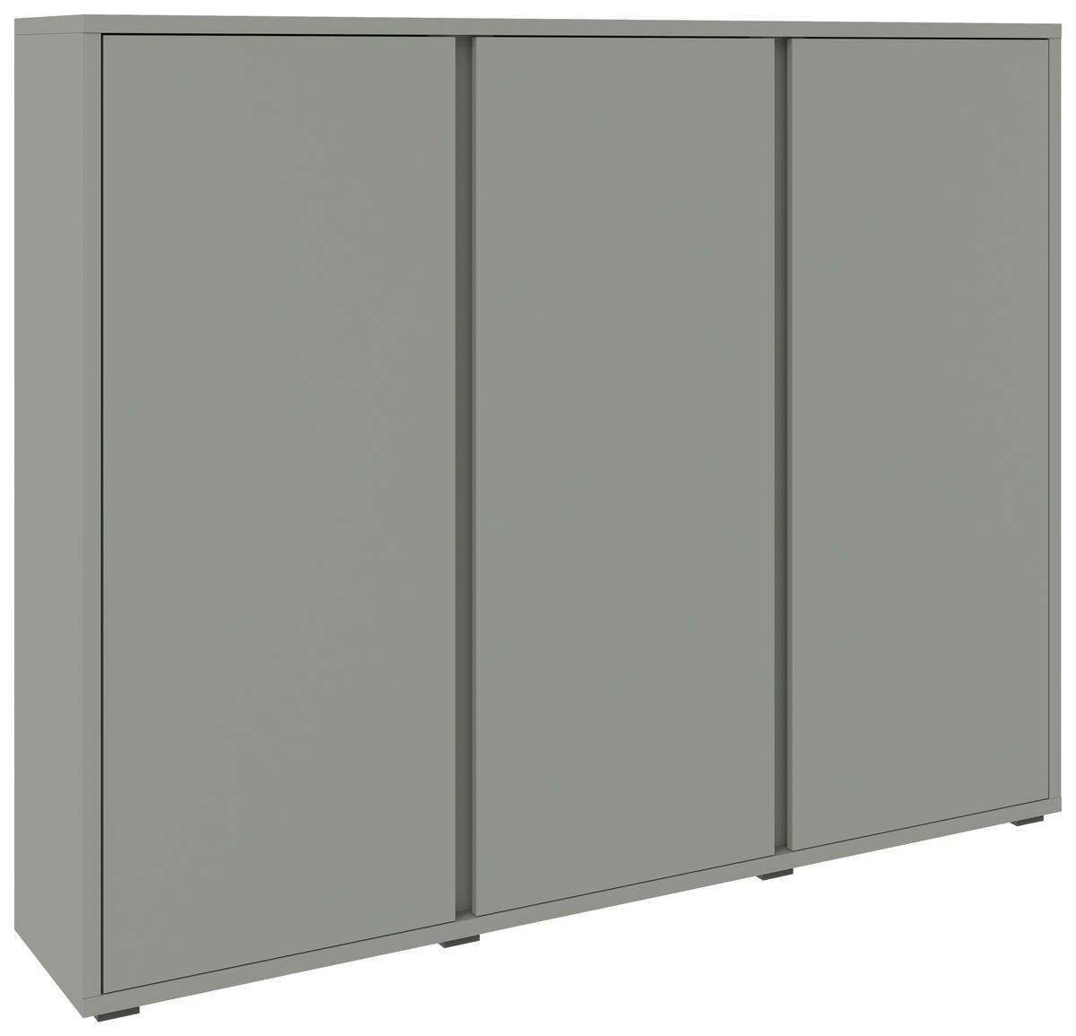 SCHUHSCHRANK Grün  - Anthrazit/Grün, Design, Holzwerkstoff/Kunststoff (145/120/34cm) - Xora