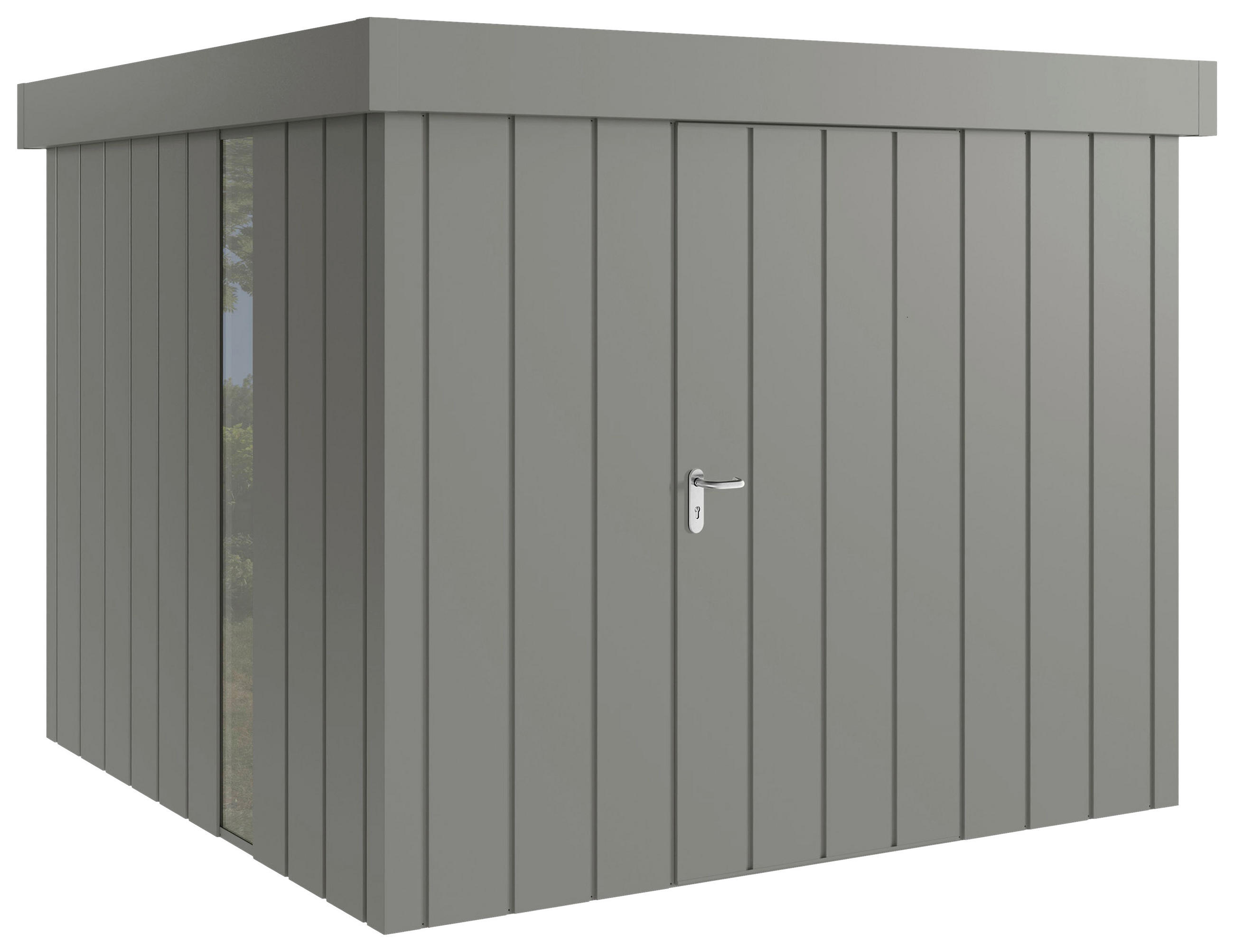 GERÄTEHAUS 229/220/277 cm  - Alufarben, Basics, Metall (229/220/277cm) - Hörmann
