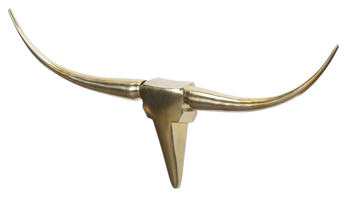 WANDDEKO  - Goldfarben, Modern, Metall (100/40/6cm) - MID.YOU