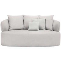 2-SITZER-SOFA  in Bouclé Altrosa  - Sandfarben/Schwarz, MODERN, Kunststoff/Textil (177/86/105cm) - Hom`in