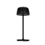 AKKU-TISCHLEUCHTE Las Vegas 10,5/27 cm  - Transparent/Schwarz, Design, Kunststoff/Metall (10,5/27cm) - Novel