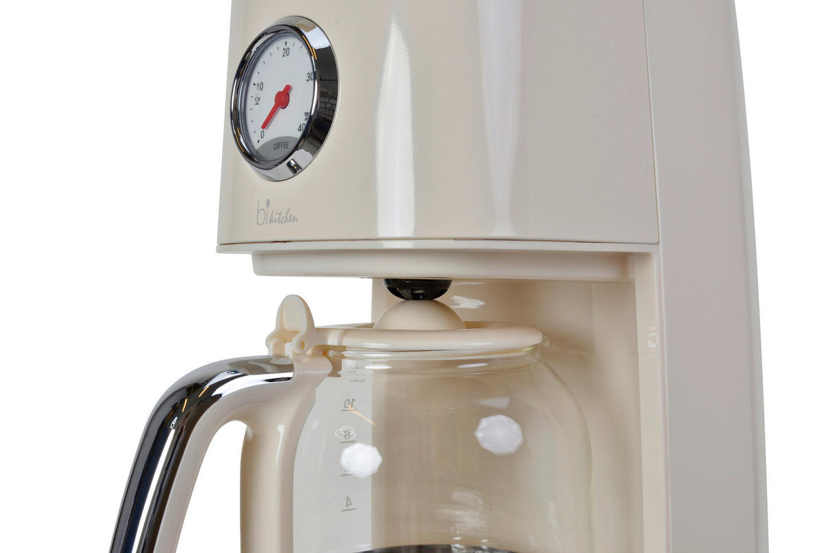 FILTERKAFFEEMASCHINE  - Weiß, Basics, Kunststoff (15/34,5/23cm) - Silva Schneider