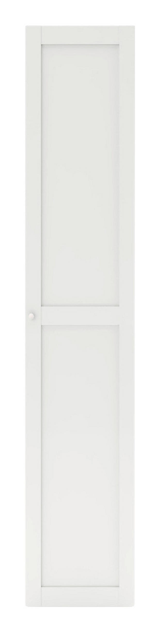 VRATA bijela   45/235/1,8 cm    - bijela/boje aluminija, Konvencionalno, drvni materijal/plastika (45/235/1,8cm) - Hom`in