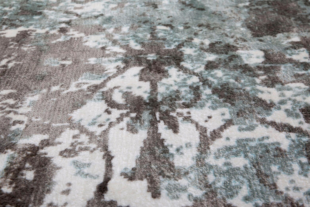 VINTAGEMATTA 170/240 cm Ocean  - turkos/grå, Basics, textil (170/240cm) - Kayoom