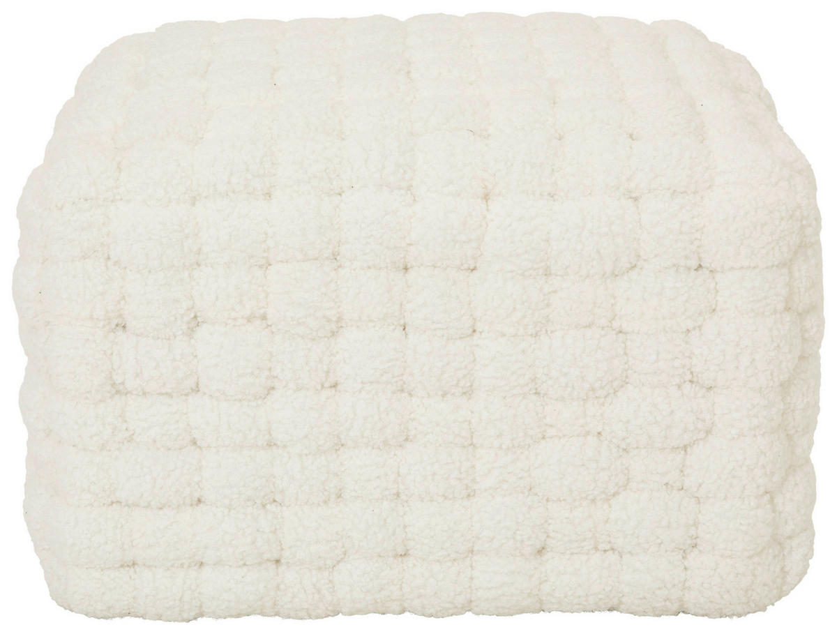 TABURE, tekstil krem barve  - krem barve, Trend, tekstil (68/40/62cm) - Xora