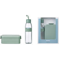 PAUSENSET - Salbeigrün, KONVENTIONELL, Kunststoff (24/19,3/6,5cm) - Mepal