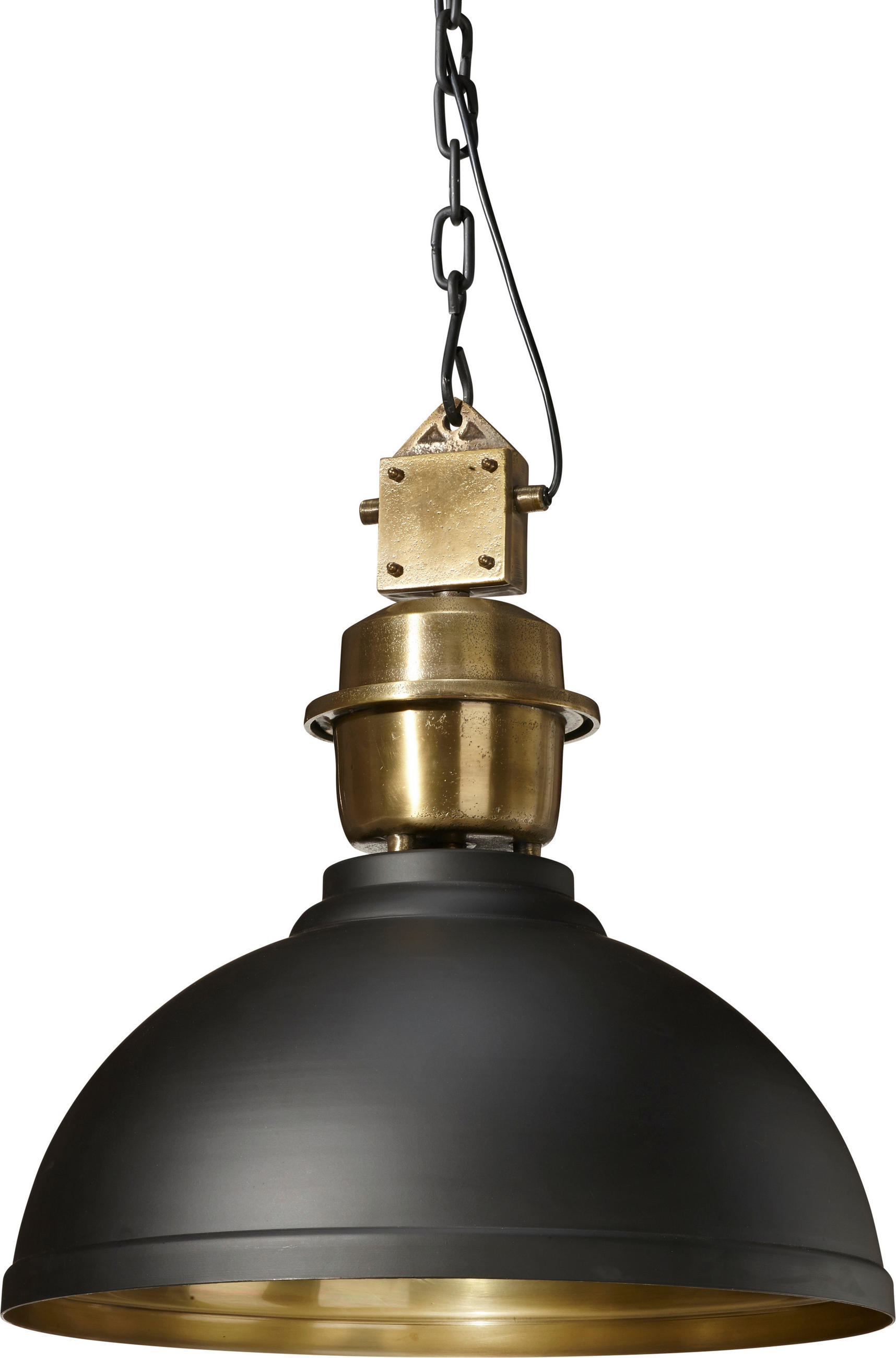 PENDELLEUCHTE 52 cm  - Schwarz, Basics, Metall (52cm)