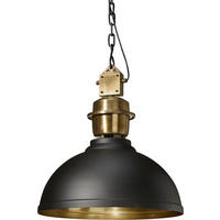 PENDELLEUCHTE 52 cm  - Schwarz, Basics, Metall (52cm)