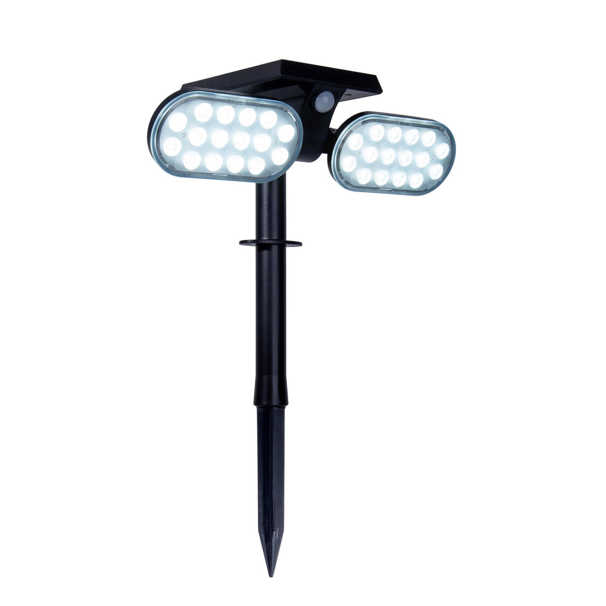 LED-STRAHLER Paco 23,2/15,5/31,9 cm   - Schwarz, Basics, Kunststoff (23,2/15,5/31,9cm) - Näve