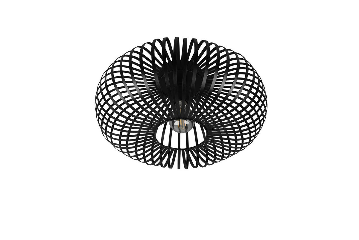 DECKENLEUCHTE  40/17 cm    - Schwarz, Design, Metall (40/17cm) - Trio Leuchten