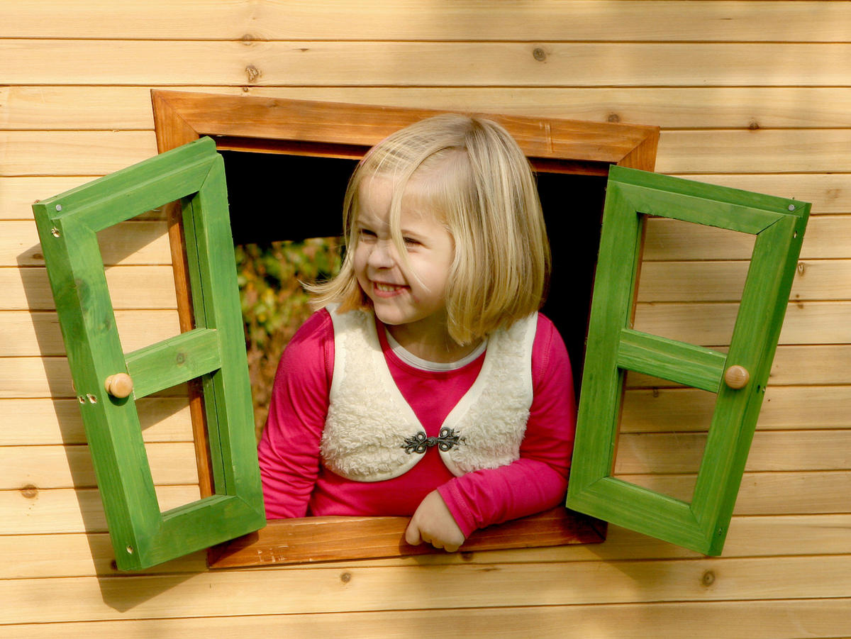 SPIELTURM 432/288/193 cm  - Braun/Grau, KONVENTIONELL, Holz (432/288/193cm) - Ambia Garden