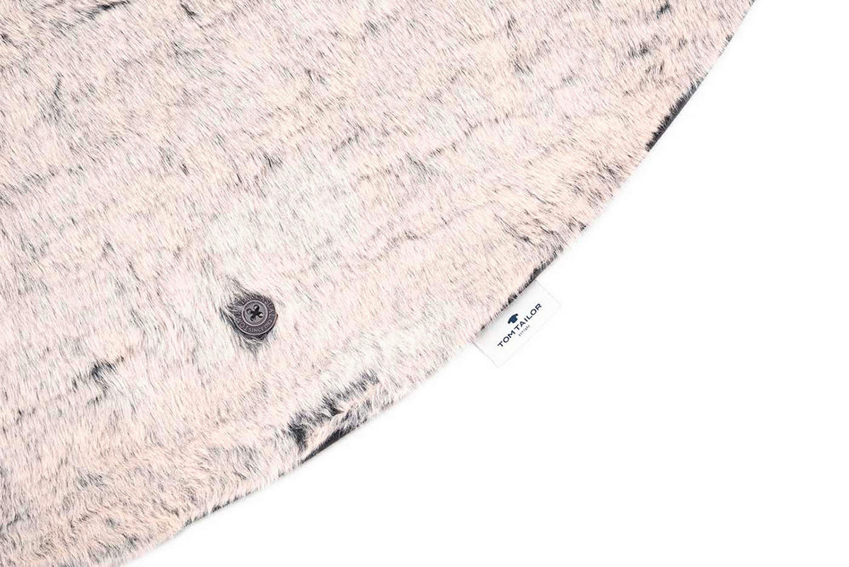 TEPPICH 90/90 cm Platinfarben  - Platinfarben, Basics, Textil (90/90cm) - Tom Tailor