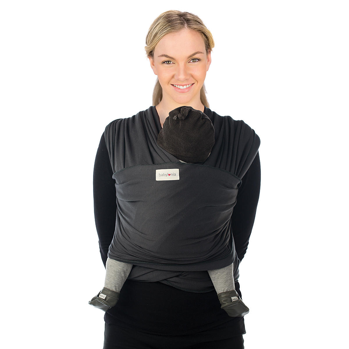 BÄRSJAL Tricot-slen  - mörkgrå, Trend, textil (60/510cm) - Babylonia