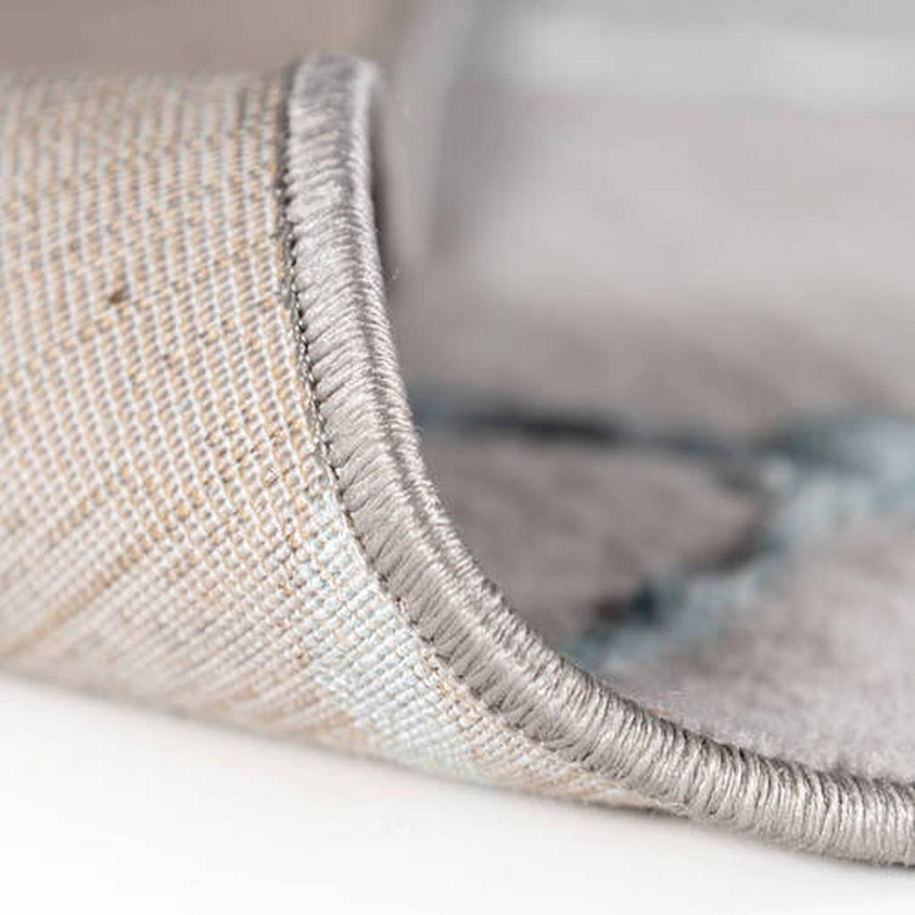 Thumbnail - Xxxl Webteppich Lara, Blau, Textil, Raute, rechteckig, 120x170 cm, Oeko-Tex® Standard 100, für Fußbodenheizung geeignet,...