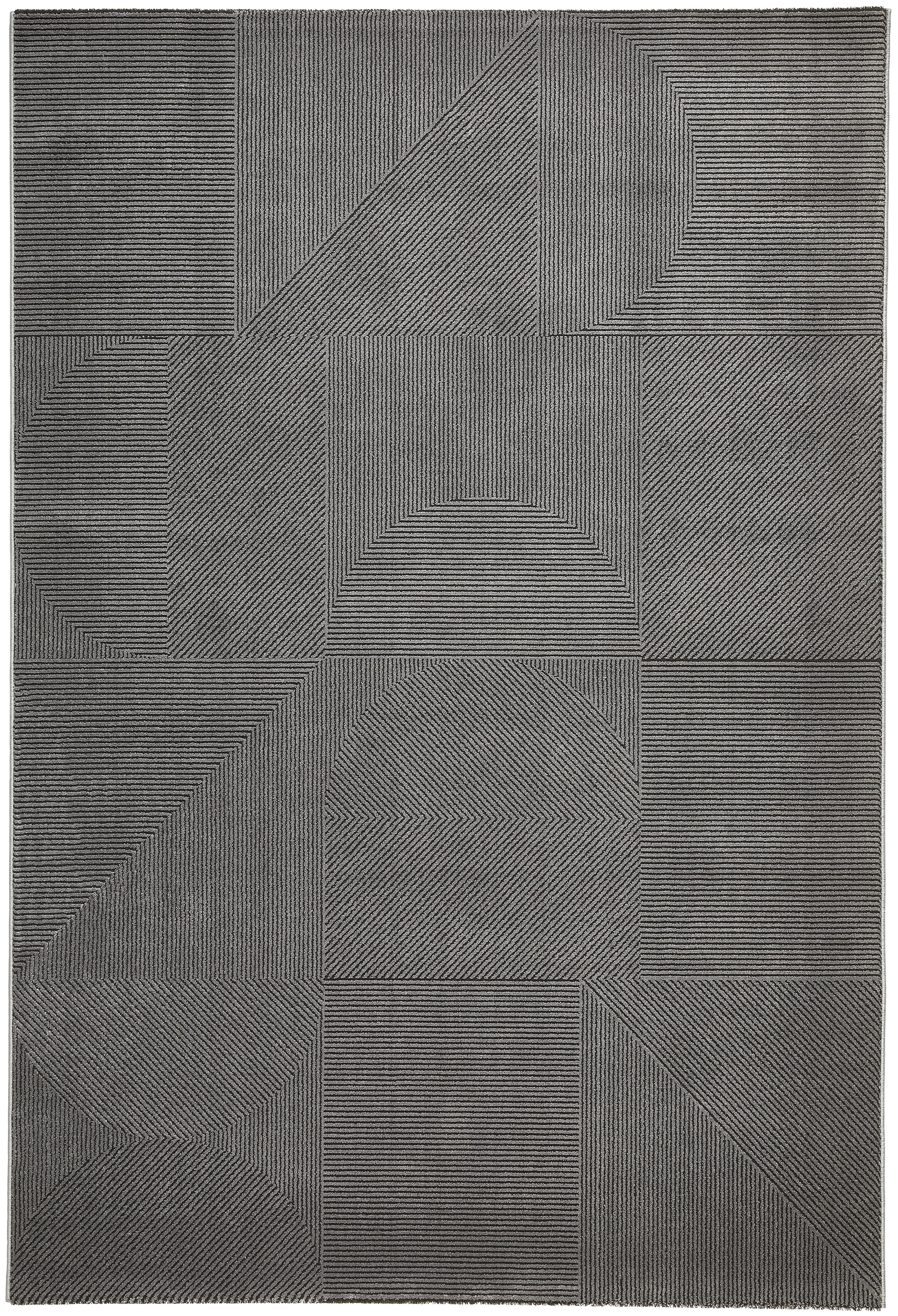 WEBTEPPICH 80/150 cm Grau  - Grau, Design, Textil (80/150cm) - Novel