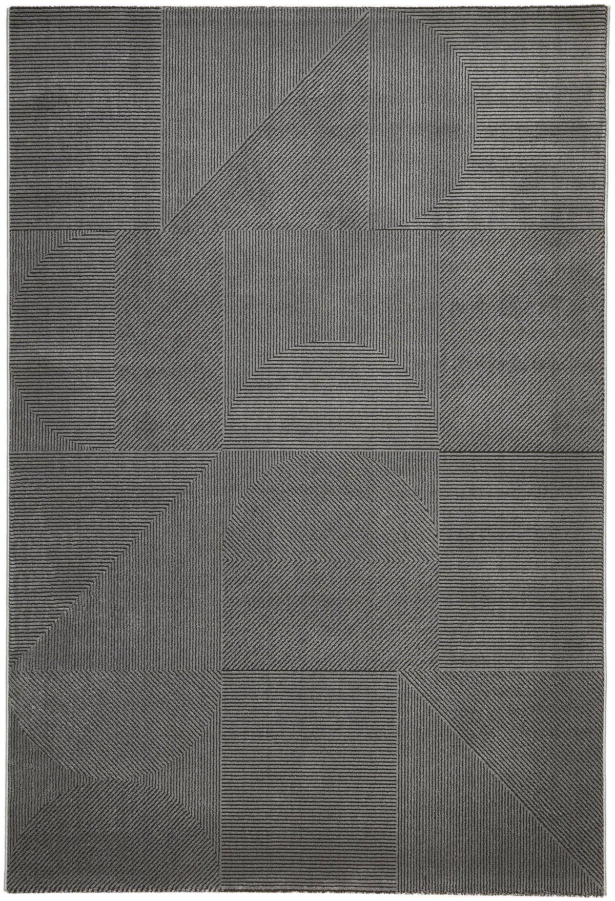 WEBTEPPICH 133/190 cm Grau  - Grau, Design, Textil (133/190cm) - Novel