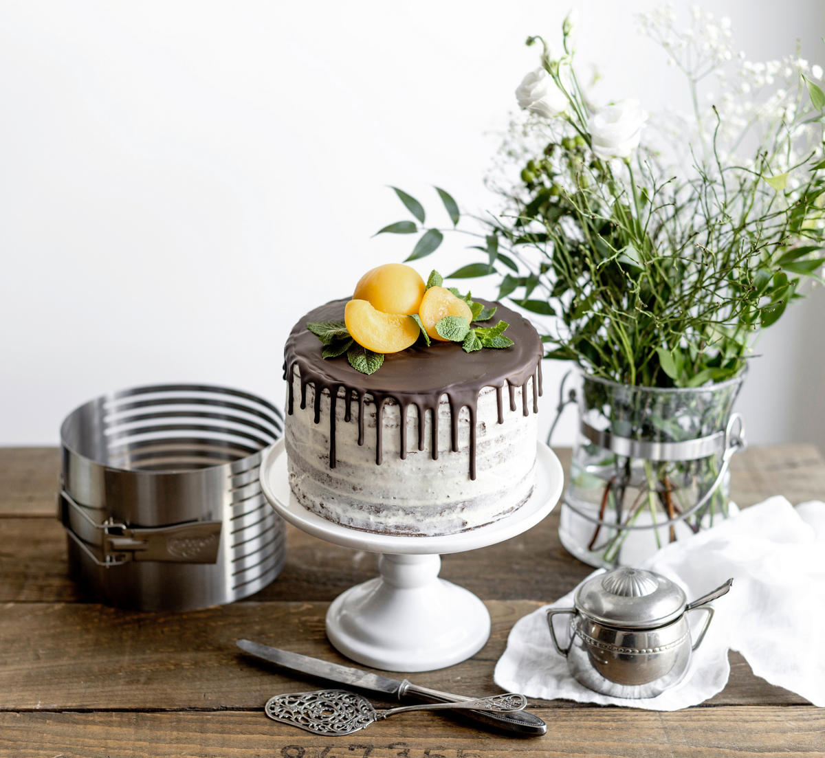 TORTENTEILER - Silberfarben, Basics, Metall (20cm) - Dr.Oetker