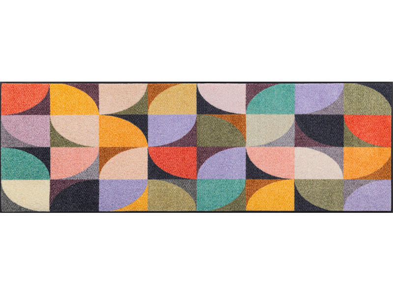 LÄUFER 60/180 cm Colour Moments  - Multicolor, KONVENTIONELL, Kunststoff/Textil (60/180cm) - wash+dry