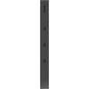 GARDEROBENPANEEL  in 15/165/5 cm  - Anthrazit/Schwarz, Design, Holzwerkstoff/Metall (15/165/5cm) - Dieter Knoll