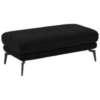 HOCKER in Textil Schwarz  - Schwarz, Design, Textil/Metall (132/45/68cm) - Beldomo Style