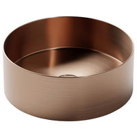 WASCHBECKEN 30/11/30 cm  - Roségold, MODERN, Metall (30/11/30cm)