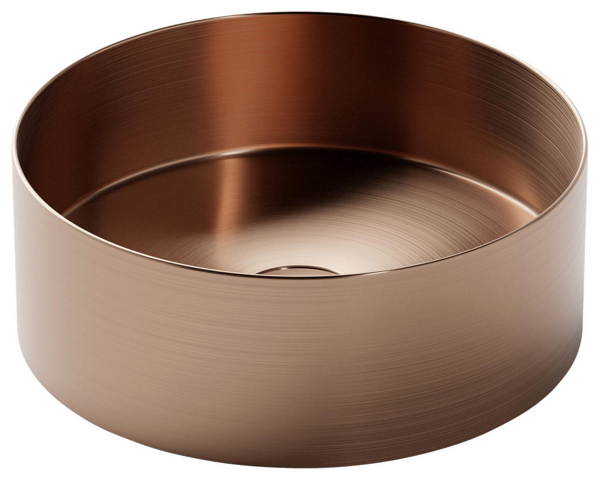 WASCHBECKEN 30/11/30 cm  - Roségold, MODERN, Metall (30/11/30cm)