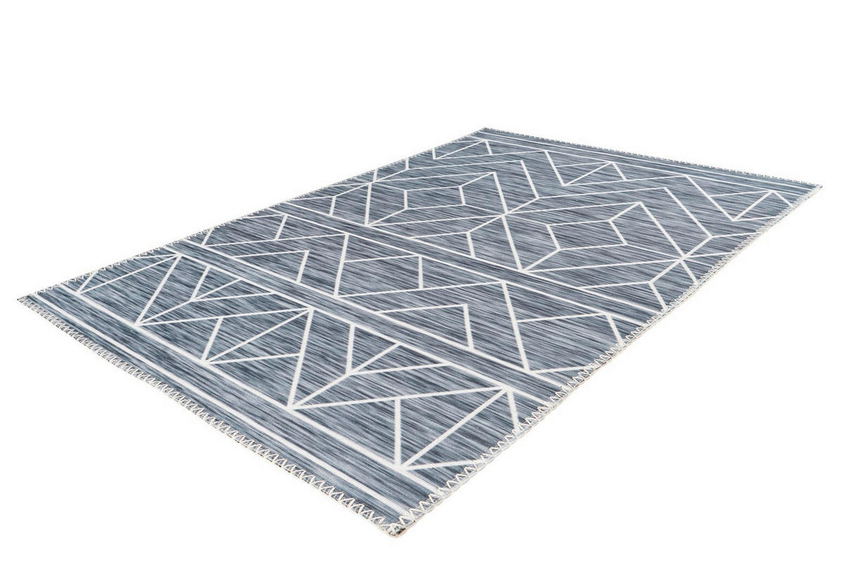 FLACHWEBETEPPICH 120/180 cm Anthrazit  - Anthrazit, Basics, Textil (120/180cm) - Novel