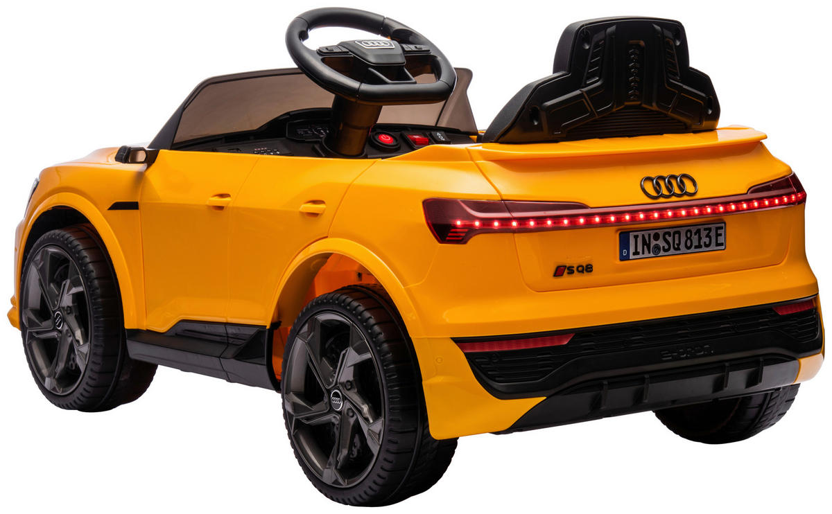 ELEKTRO-KINDERAUTO AUDI SQ8 E-TRON Gelb, Schwarz  - Gelb/Schwarz, KONVENTIONELL, Kunststoff/Metall (99/54/46cm)
