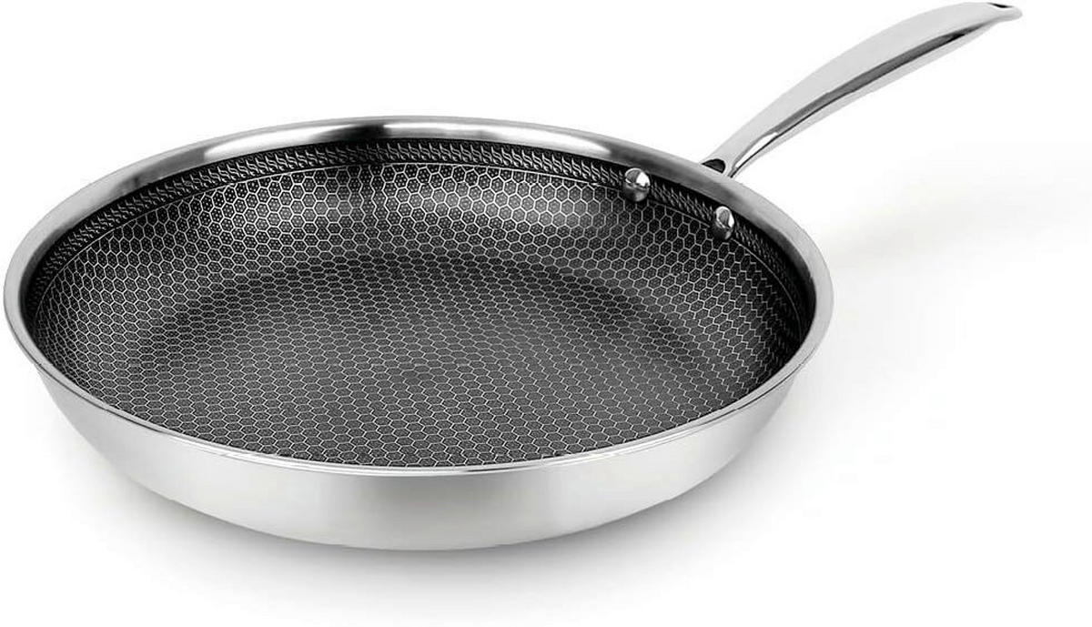 BRATPFANNE 28/7,5/48,6 cm  - Silberfarben, Basics, Metall (28/7,5/48,6cm)