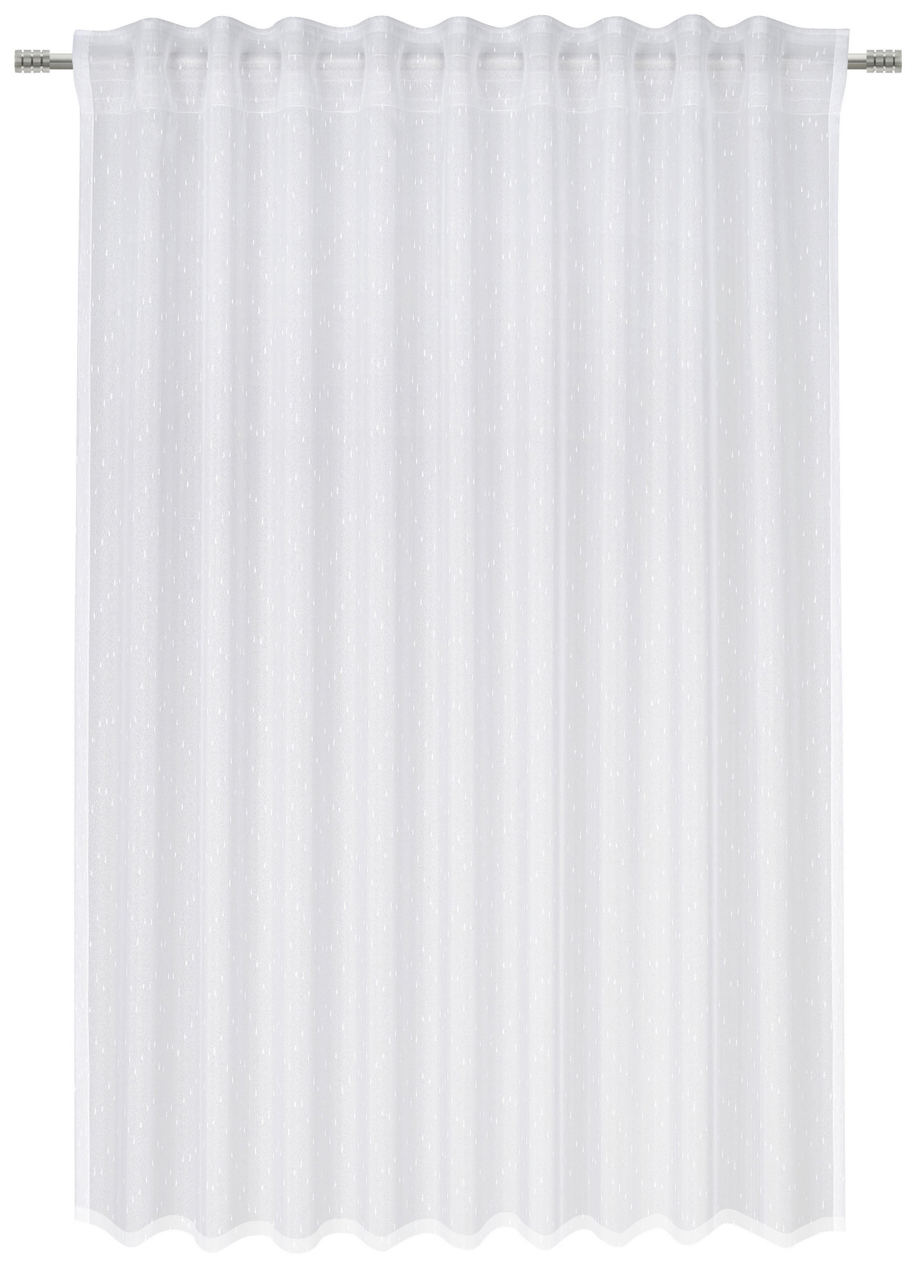 KOMBINOVANA ZAVESA bela  140/180 cm  - bela, Osnovno, tekstil (140/180cm) - Esposa