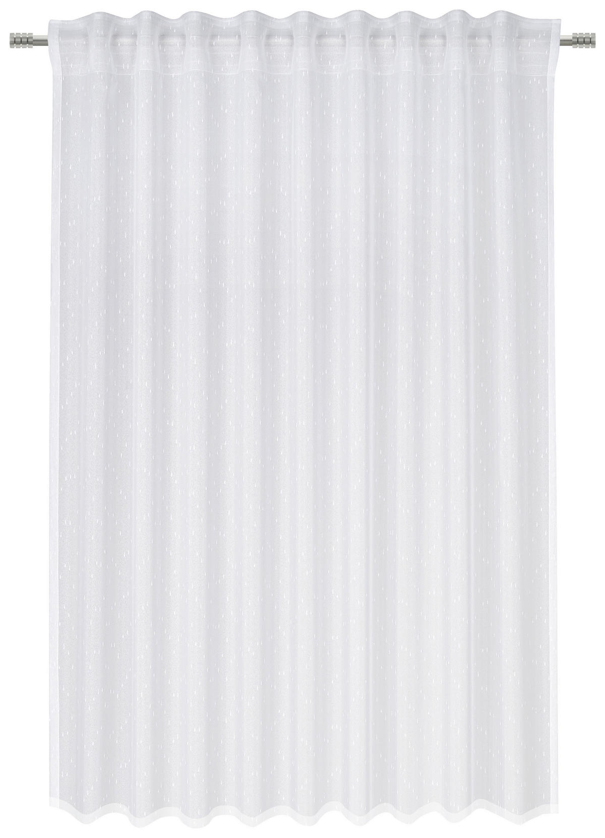 KOMBINIRANA ZAVESA  prosojno   140/180 cm  - bela, Basics, tekstil (140/180cm) - Esposa