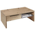 COUCHTISCH 110/65/40 cm rechteckig Graphitfarben, Eiche Artisan  - Graphitfarben/Eiche Artisan, Design, Holzwerkstoff (110/65/40cm) - Carryhome