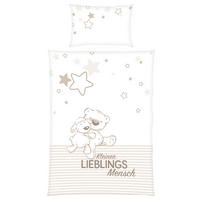 BABYBETTWÄSCHE Renforcé 100/135 cm  - Beige/Braun, KONVENTIONELL, Textil (100/135cm)