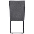 SCHWINGSTUHL   Webstoff, Mikrofaser  - Schwarz/Grau, KONVENTIONELL, Textil/Metall (61/91/43cm) - Carryhome