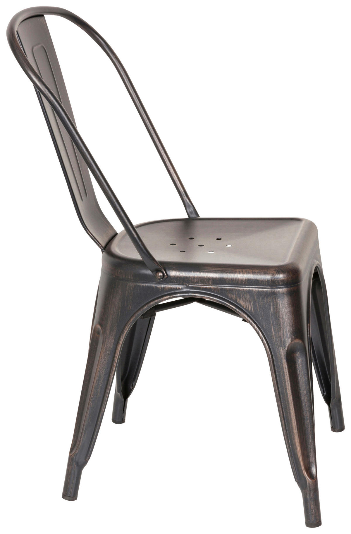 STOL, kovina črna, zlate barve  - zlate barve/črna, Basics, kovina (44/84/54cm) - MID.YOU